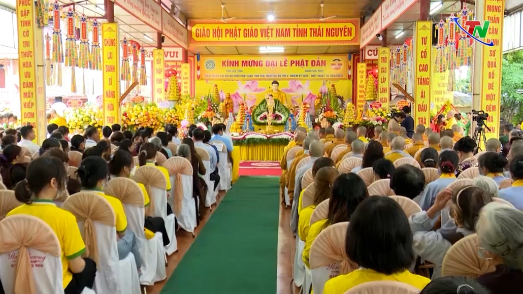 Ban Trị sự Giáo hội Phật giáo tỉnh Thái Nguyên tổ chức Đại lễ Phật đản