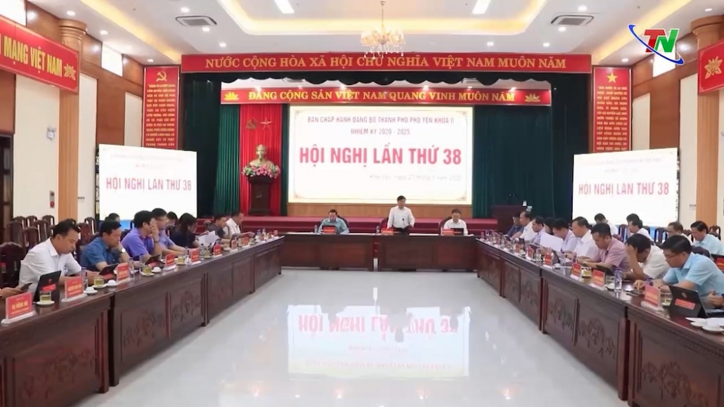 Hội nghị Ban chấp hành Đảng bộ thành phố Phổ Yên lần thứ 38