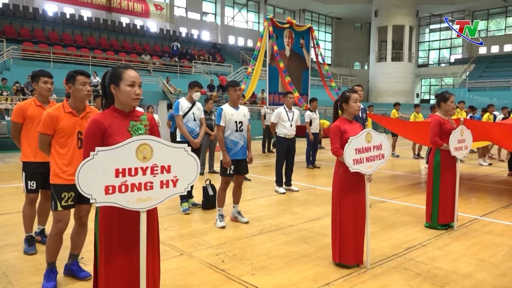 Khai mạc Giải Bóng chuyền Đại hội Thể dục thể thao tỉnh Thái Nguyên lần thứ IX