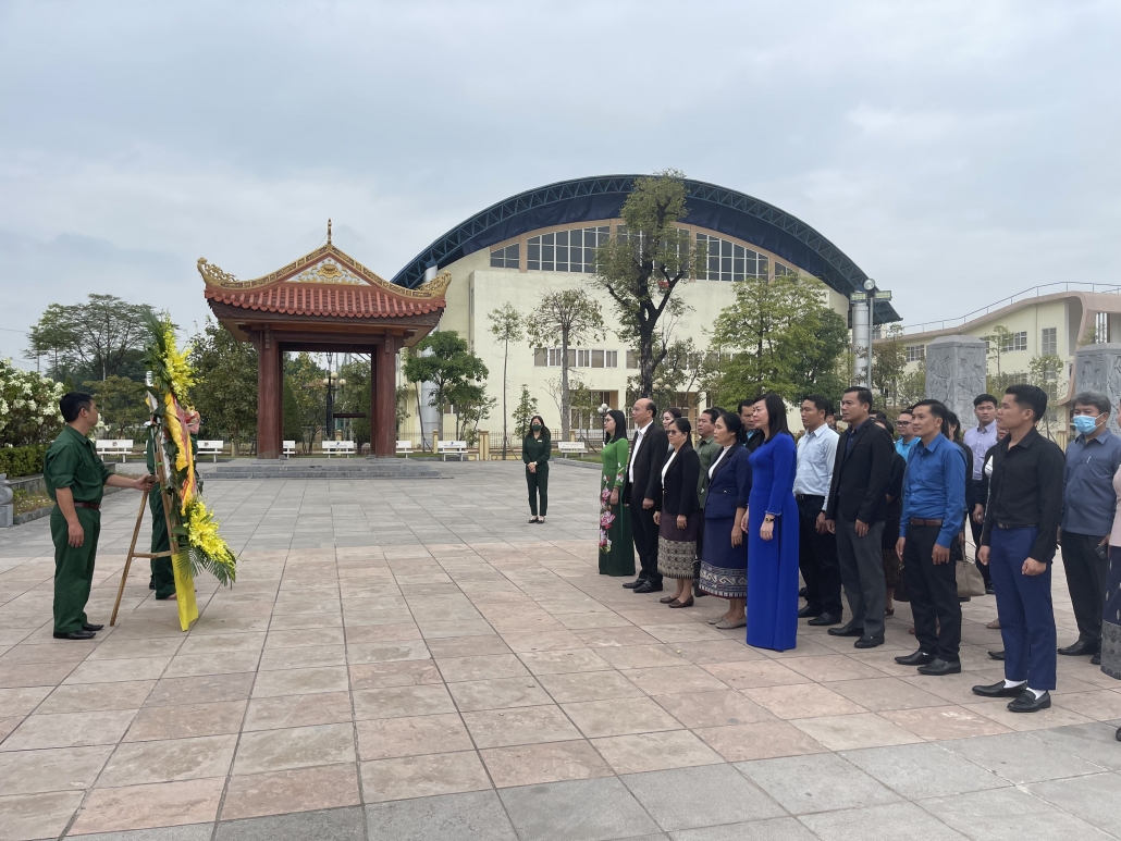 Chùm ảnh: Đoàn đại biểu Học viện Chính trị và Hành chính Quốc gia Lào thăm Thái Nguyên