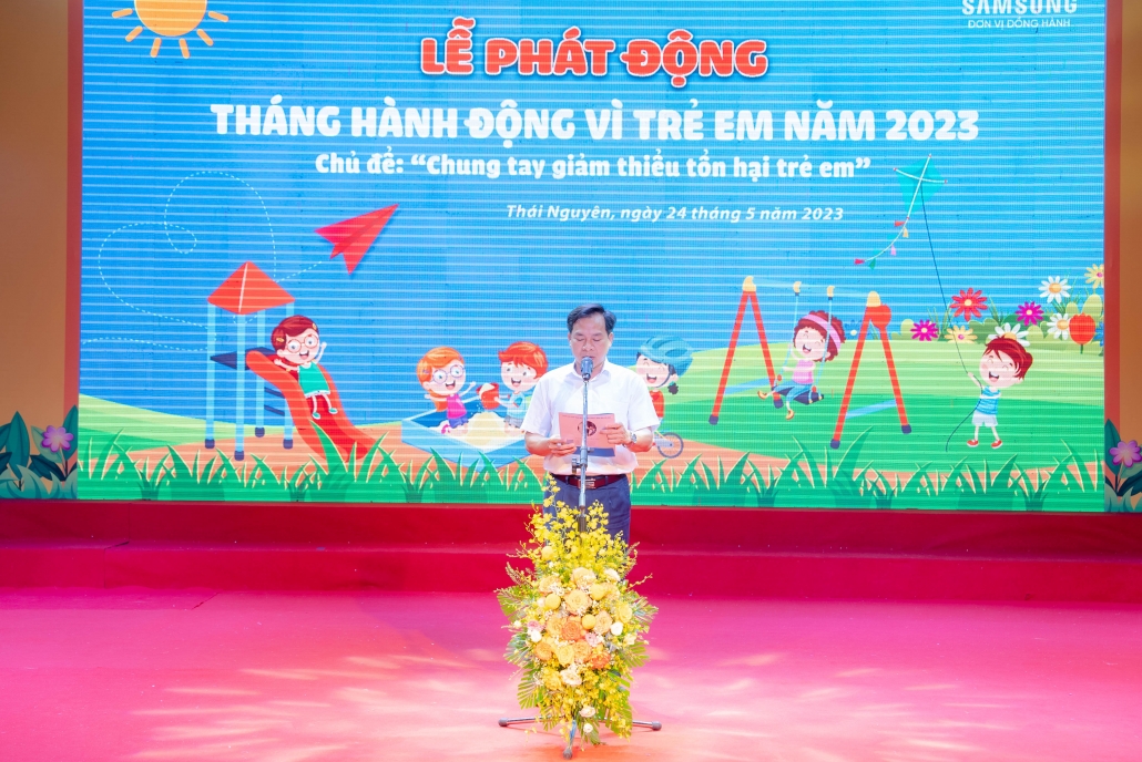 [Photo] Thái Nguyên: Phát động Tháng hành động vì trẻ em năm 2023