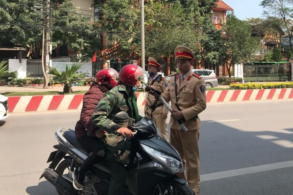 Thái Nguyên: 1.200 trường hợp vi phạm về giao thông trong đợt nghỉ Tết