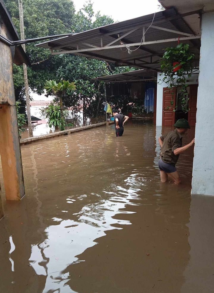 Thái Nguyên: Mưa lũ gây ngập lụt tại các địa phương