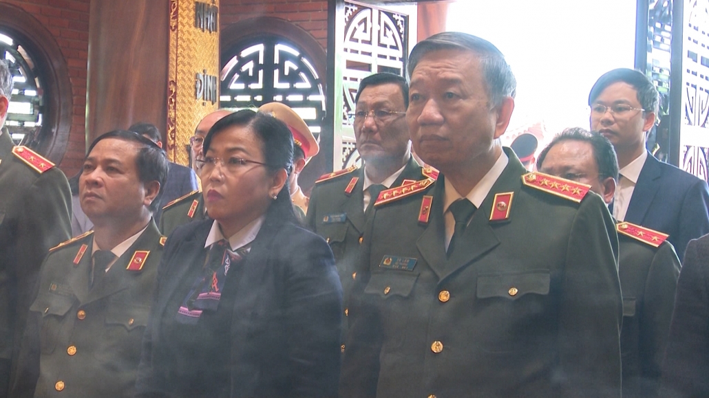 Bộ trưởng Bộ Công An thăm và làm việc tại Thái Nguyên