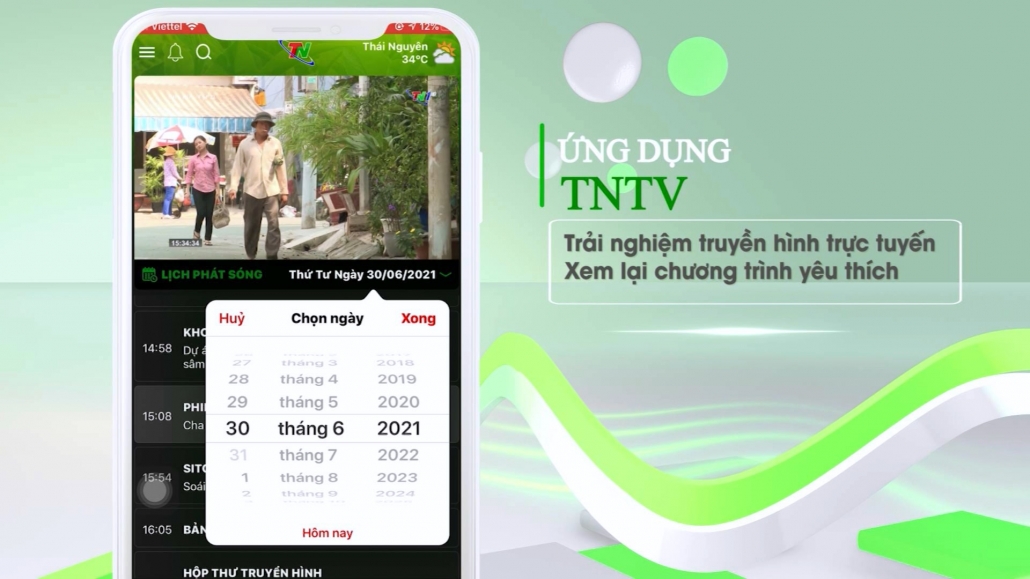 App TNTV - Ứng dụng chuyển đổi số của Đài PT-TH Thái Nguyên